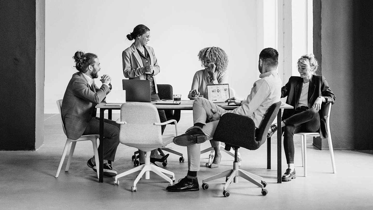 People sitting around table